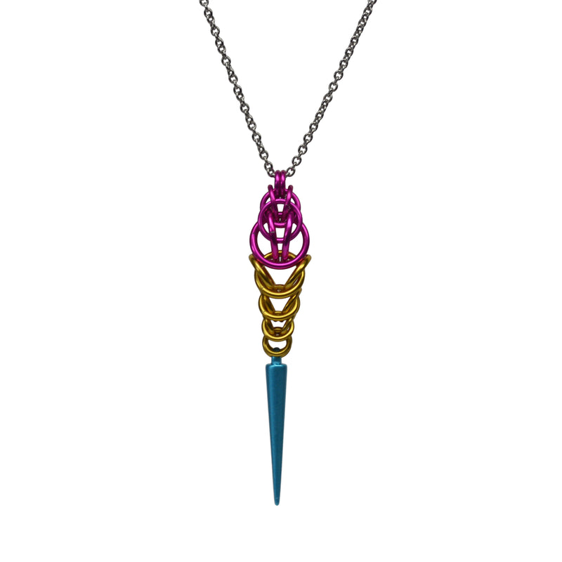 Pansexual Pride - Spike Pendant