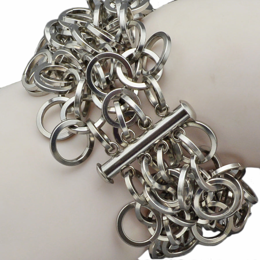 Steel Ruffles Cuff
