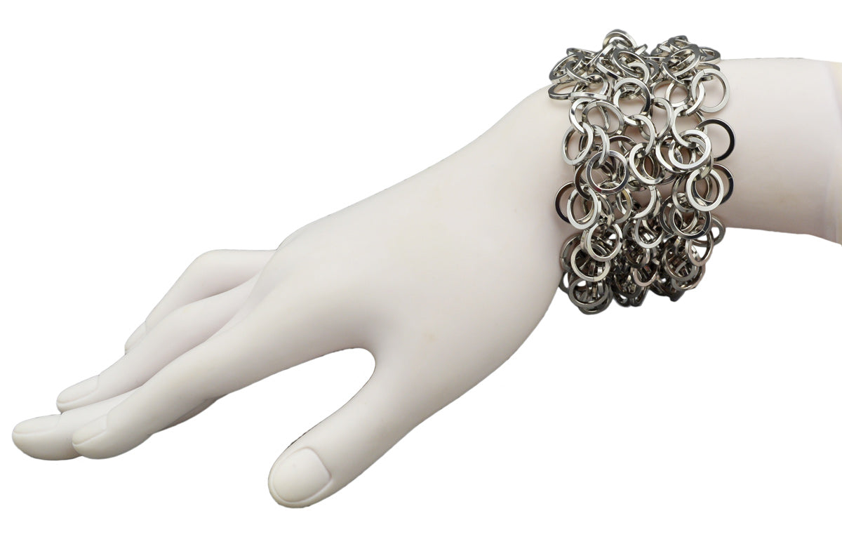 Steel Ruffles Cuff