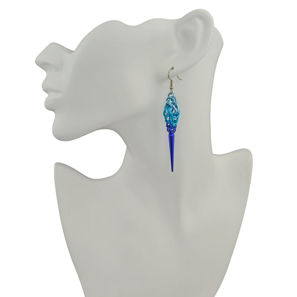 Spike Earrings - Chicago Blues