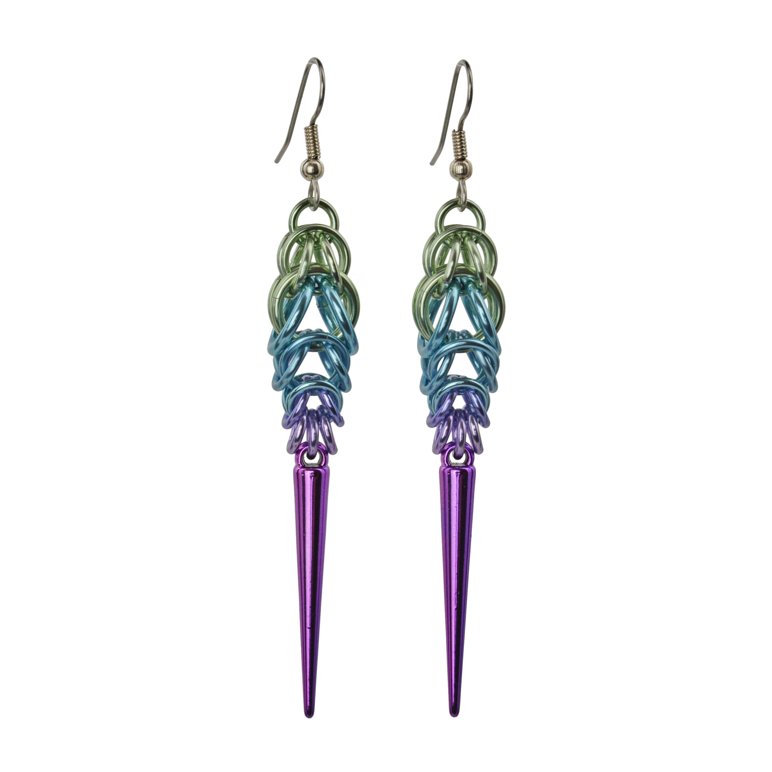 Spike Earrings - Cosmic Unicorn