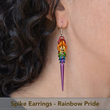 Polyamorous Pride - Spike Earrings