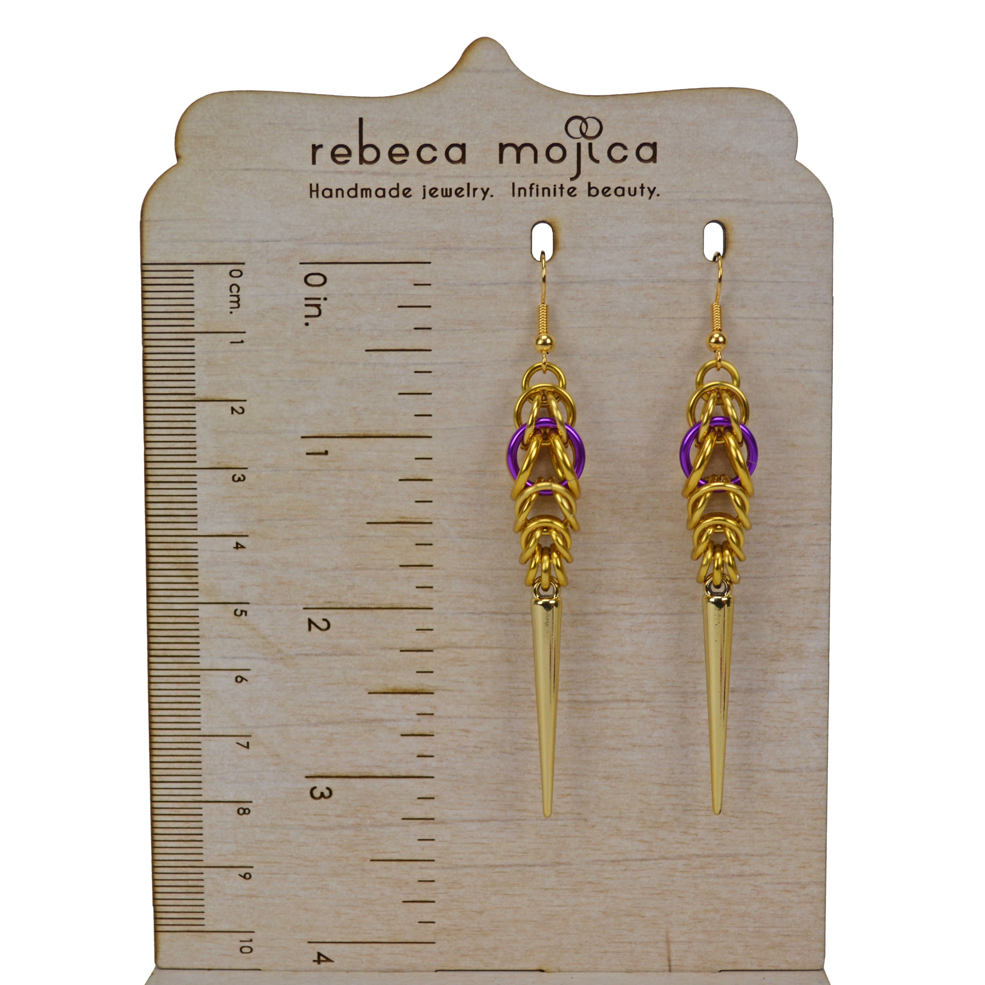 Intersex Pride - Spike Earrings