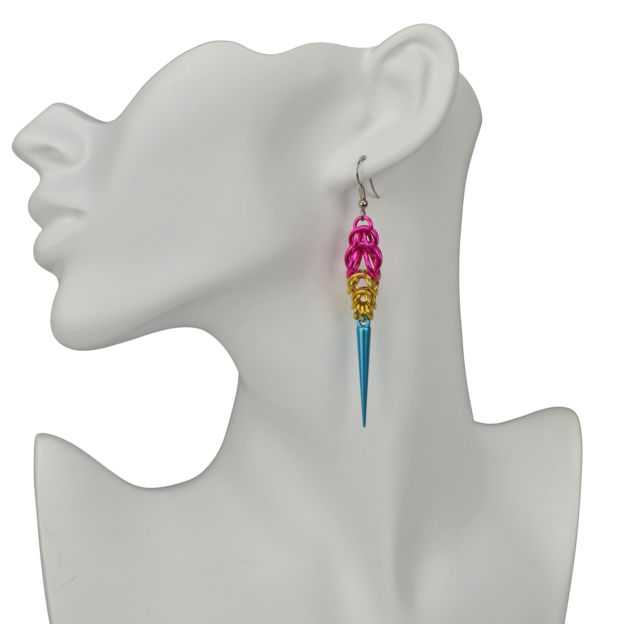 Pansexual Pride - Spike Earrings
