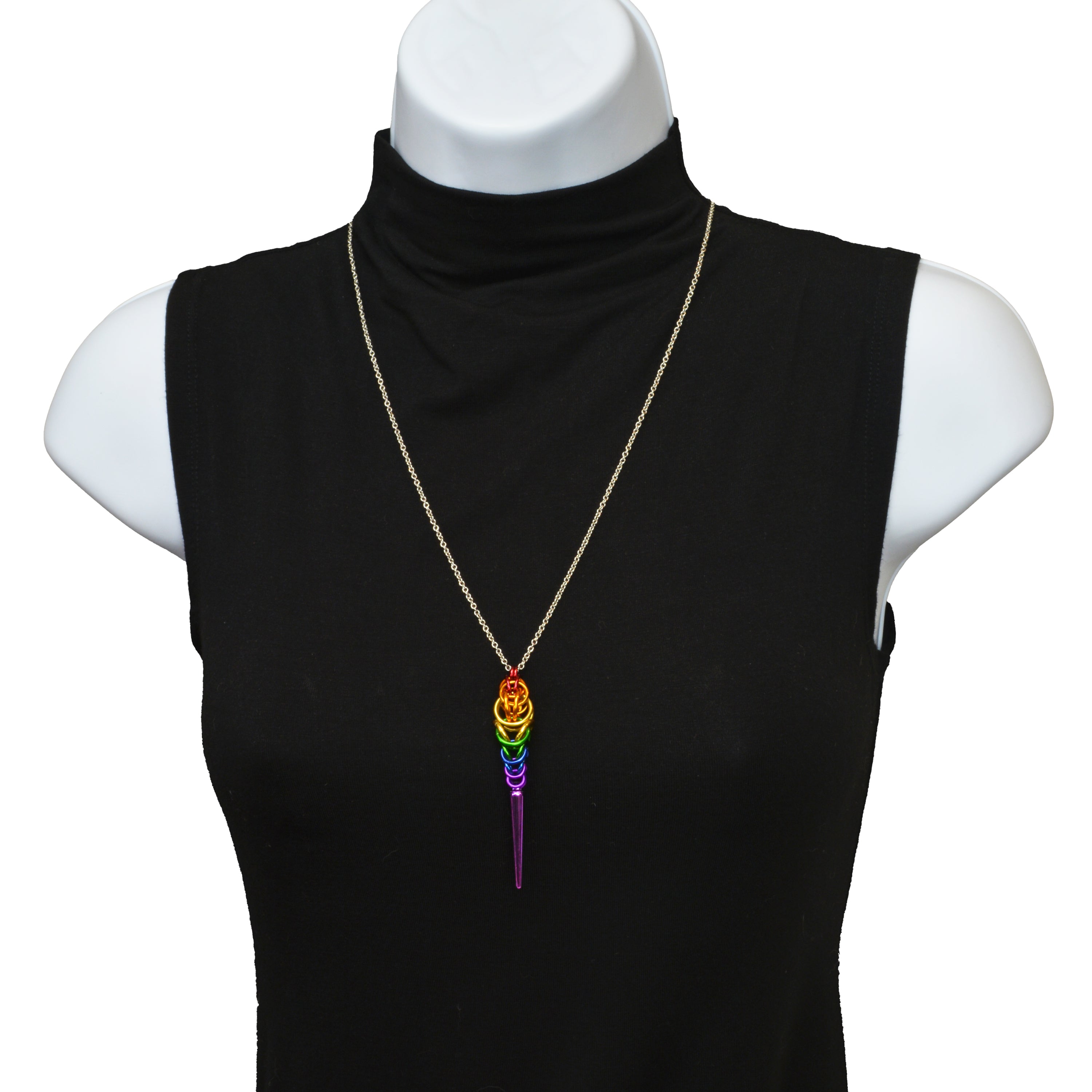 Rainbow Pride - Spike Pendant