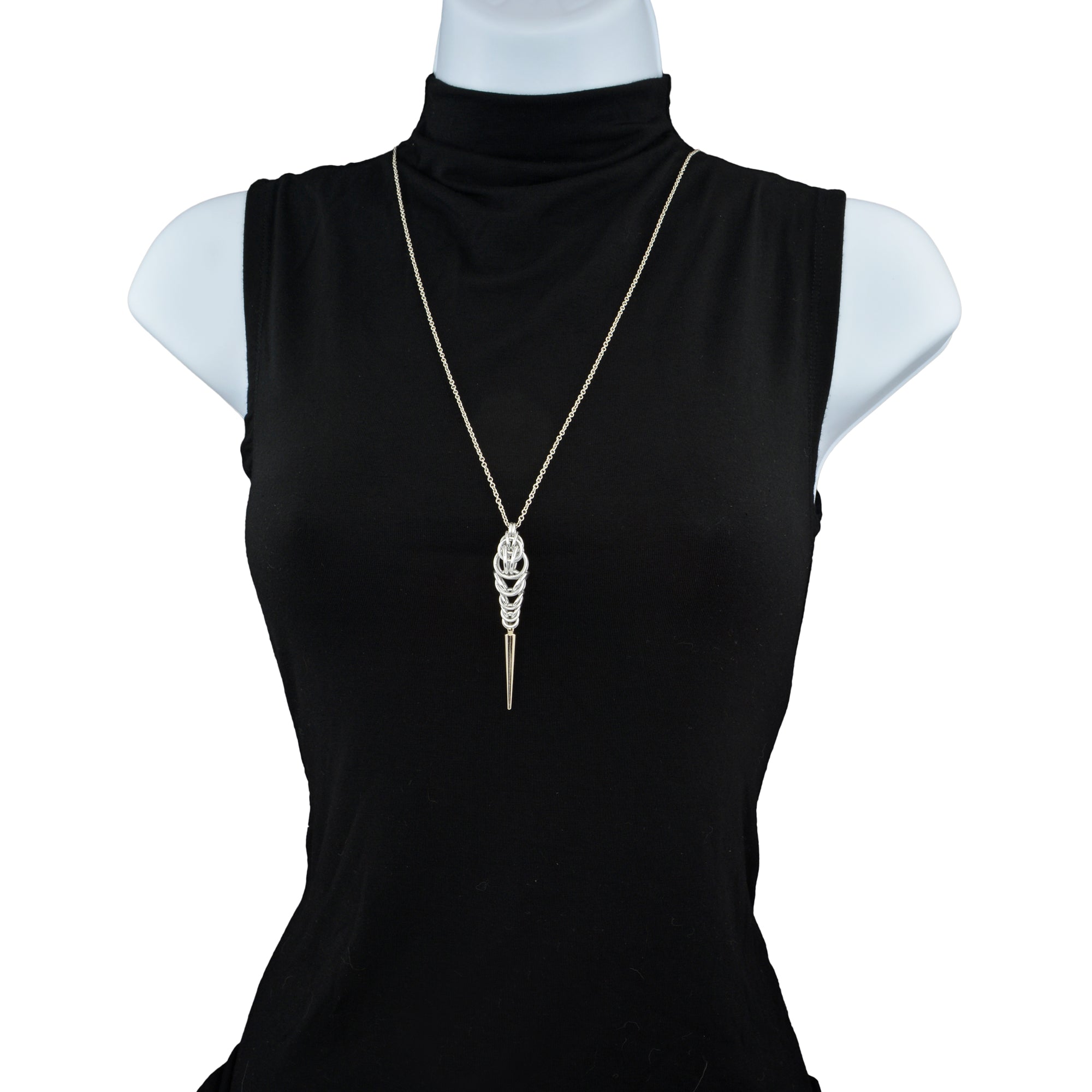 Spike Pendant - Silver