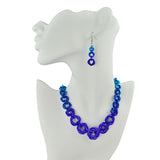 Knotted Graduated Necklace - Water Ombre