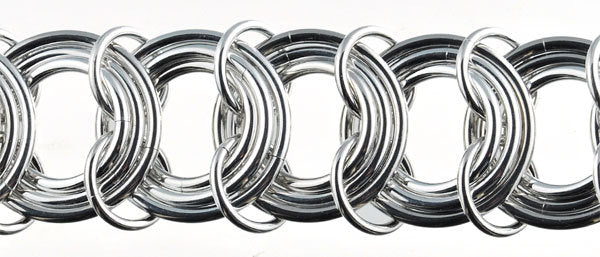Concentric Euro 4-in-1 Bracelet - Silver Color