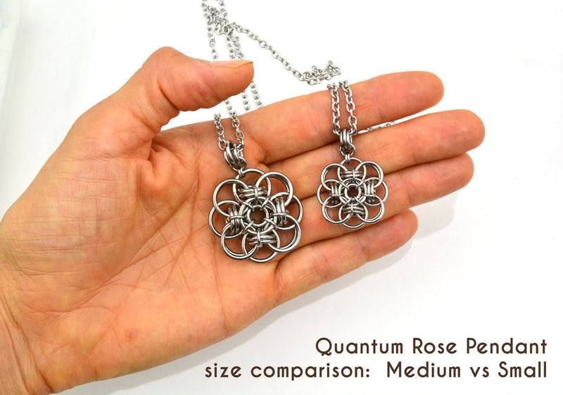 Quantum Rose MEDIUM Pendant
