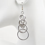 Graduated Stacked Hoop Earrings