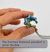 Knotted Diamond - Pastel Rainbow