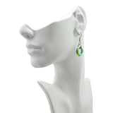 Large Knot Earrings - Absinthe