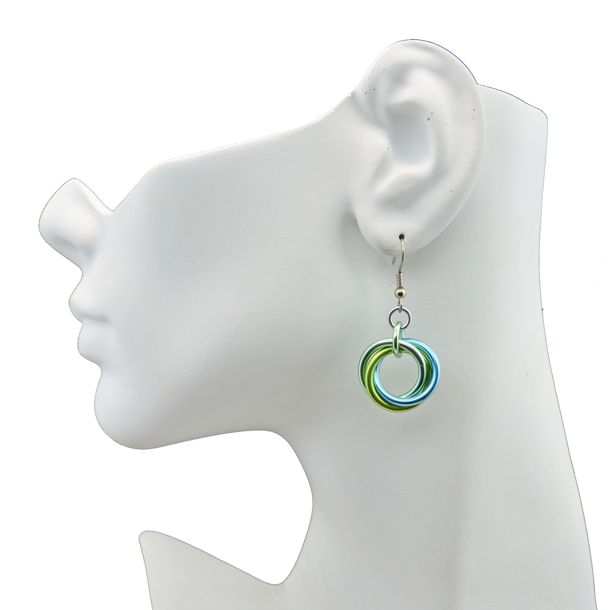 Large Knot Earrings - Absinthe