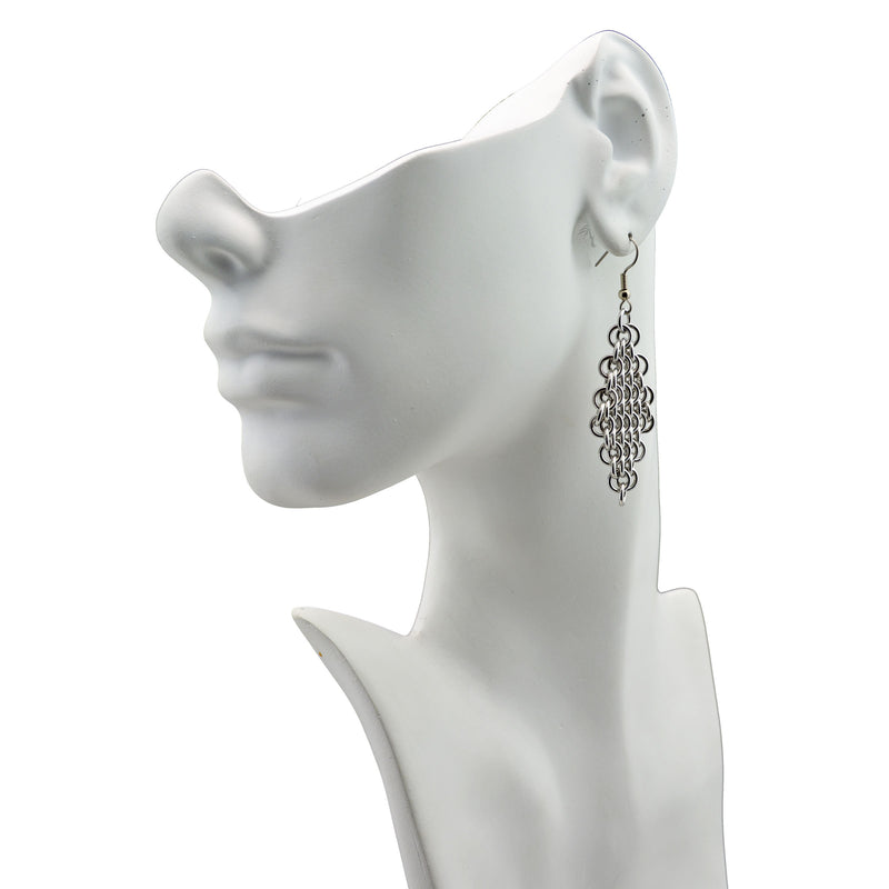 Mesh Diamond Earrings