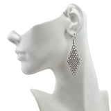 Mesh Diamond Earrings