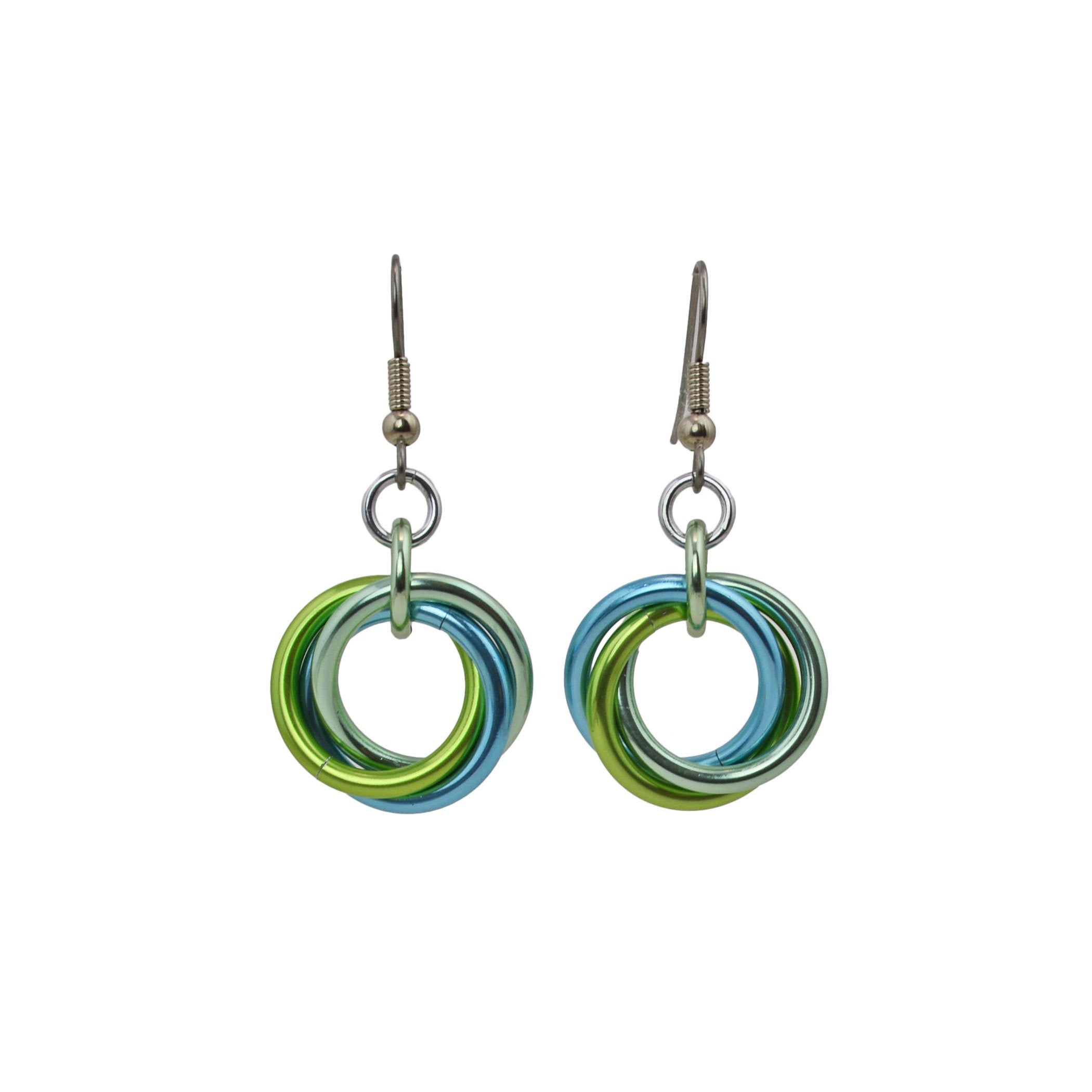 Large Knot Earrings - Absinthe