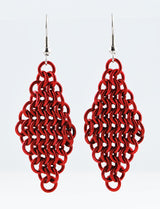 Mesh Diamond Earrings