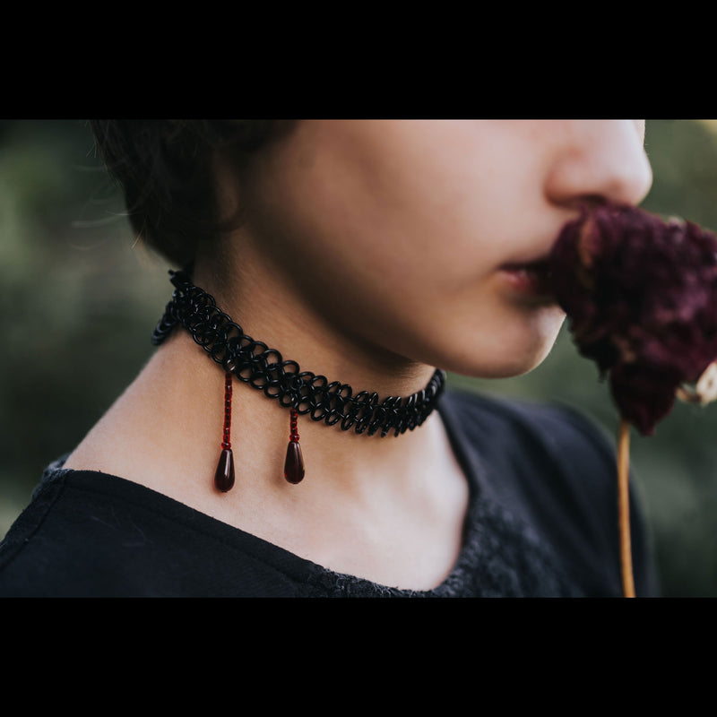 Vampire Bite Choker – Rebeca Mojica Jewelry